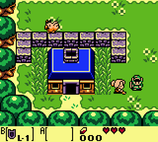 Link’s Awakening DX Game Boy Color version with color graphics