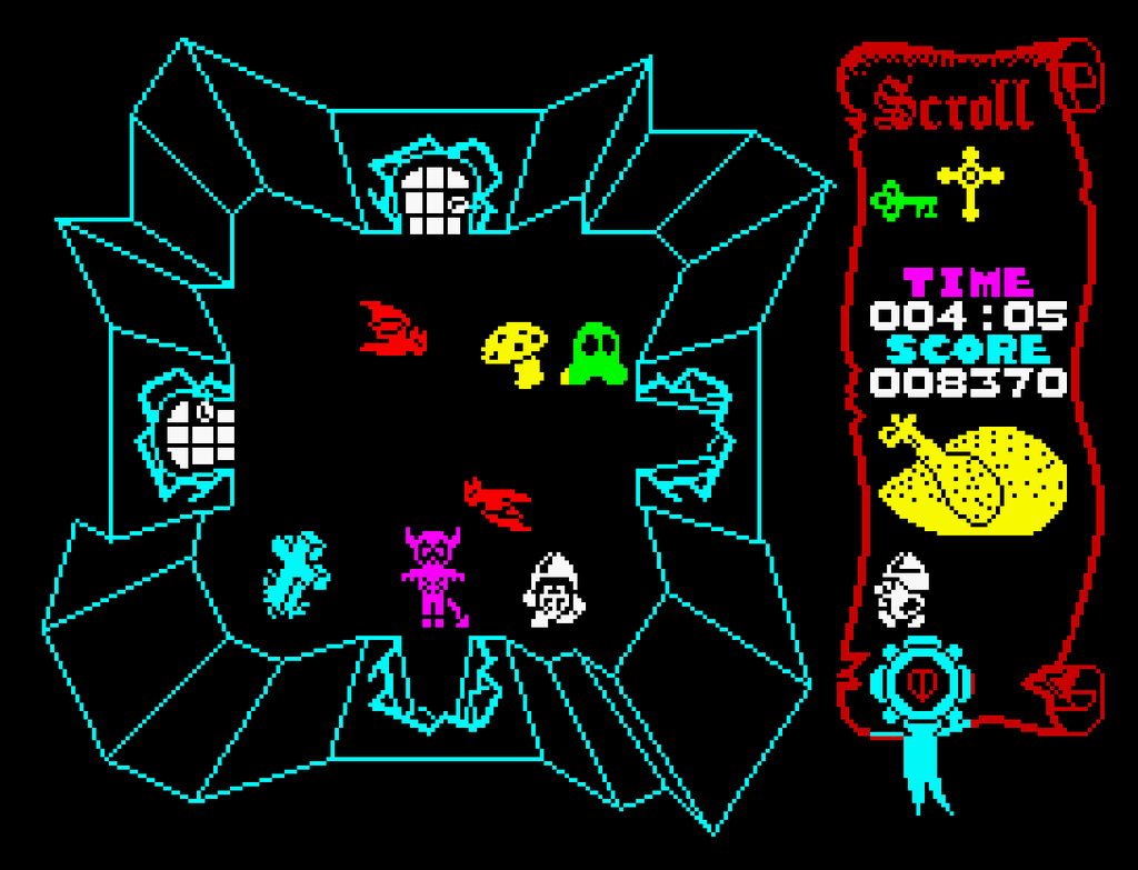 Overrun by Monsters in Atic Atac