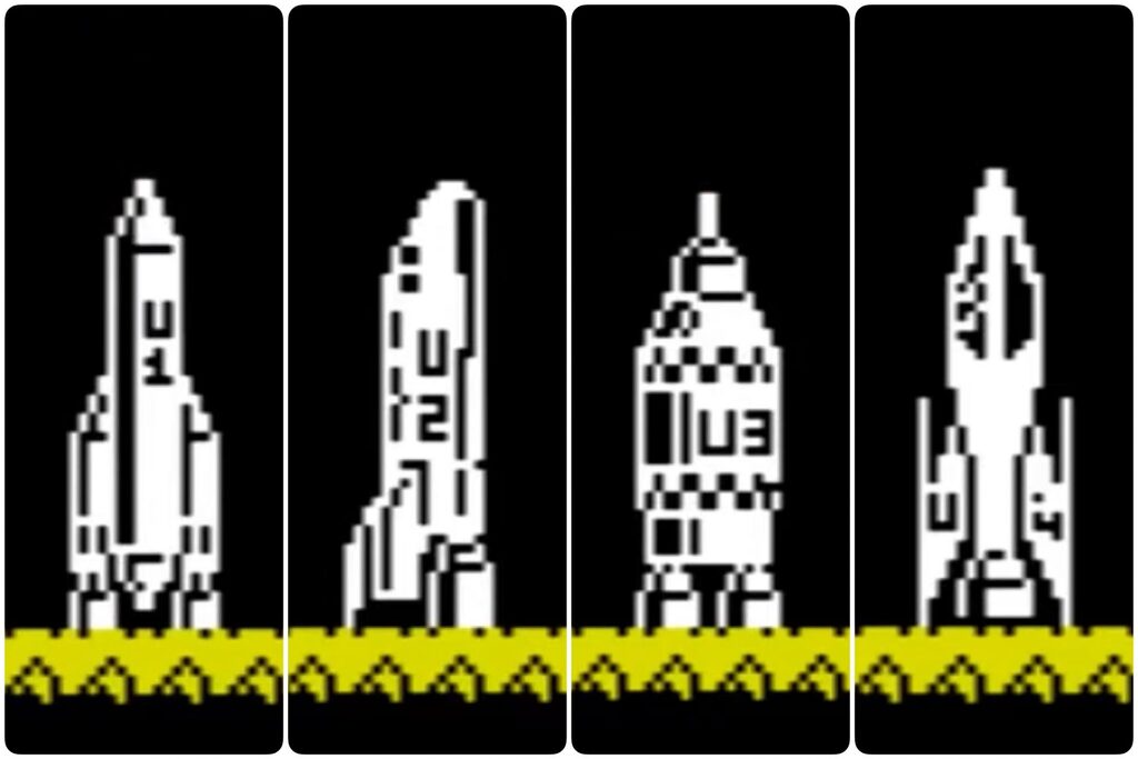 Jetpac spaceships