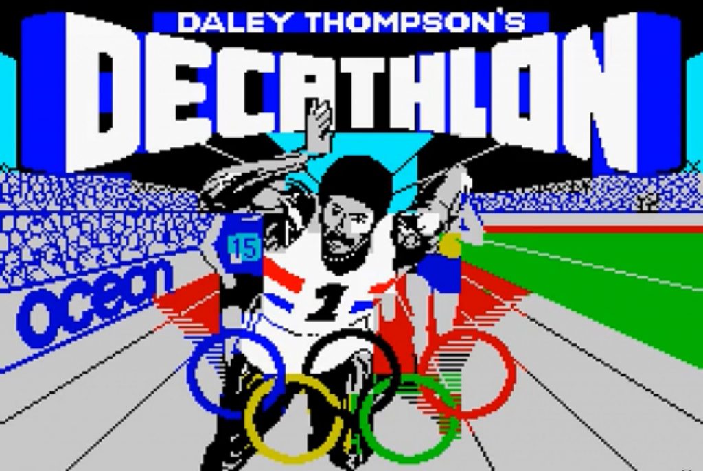 Daley Thompsons Decathlon Spectrum Loading Screen