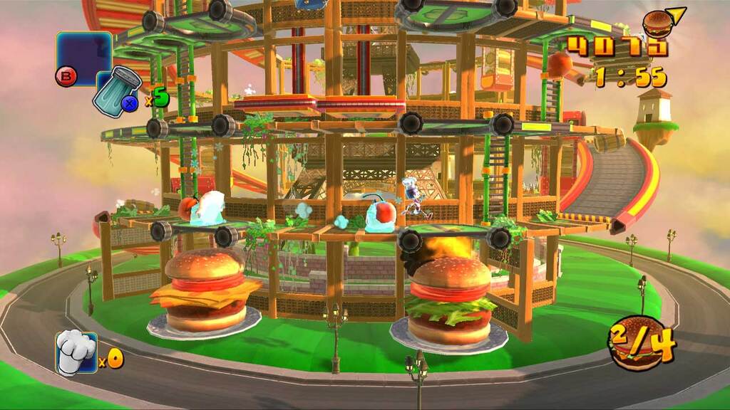 Burger Time World Tour - XBOX Screenshot