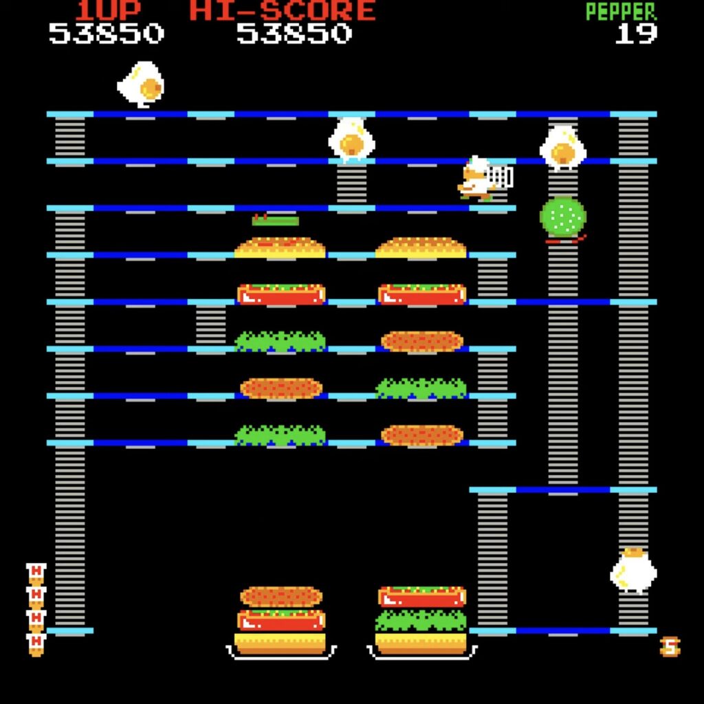 BurgerTime Stage 5