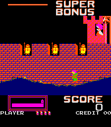 Hunchback arcade machine