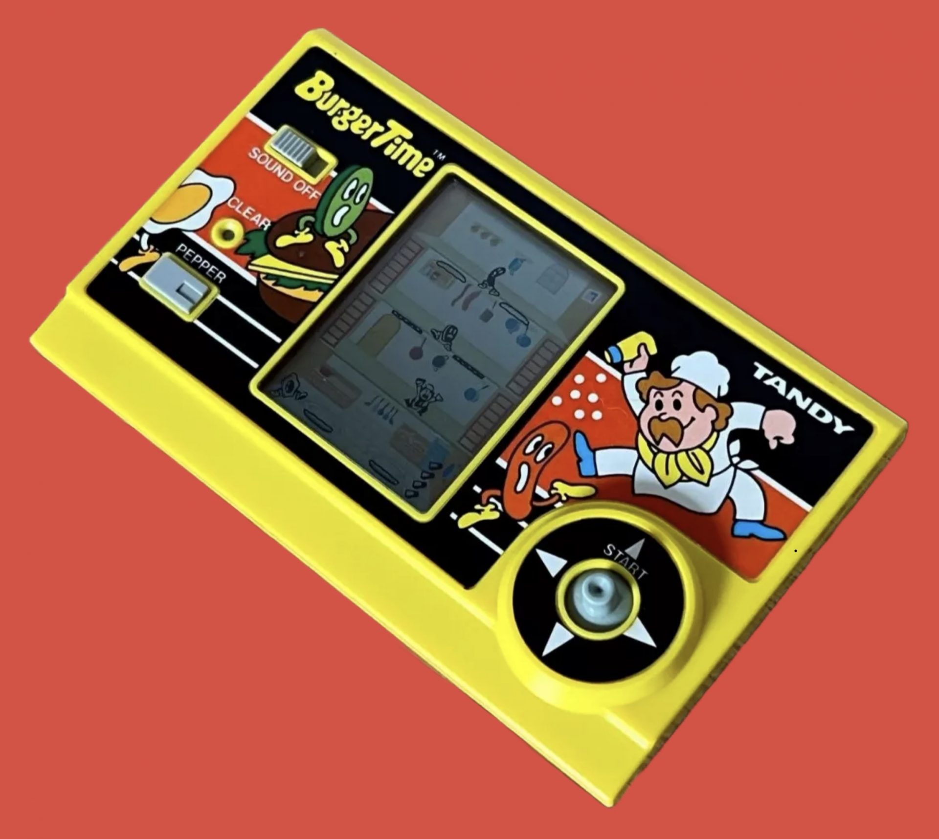Tandy BurgerTime LCD Handheld