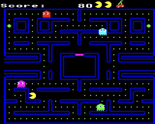 Snapper on the BBC Micro, or is it Pac Man?