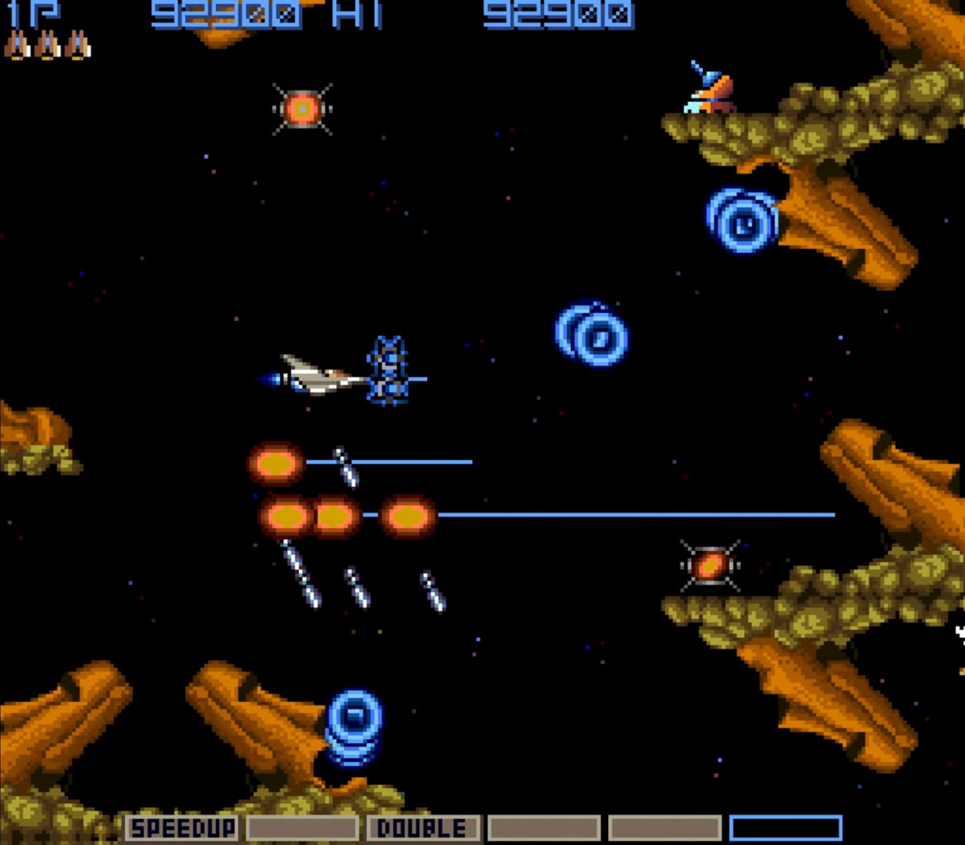 Gradius Nemesis Arcade Level 3 Screenshot