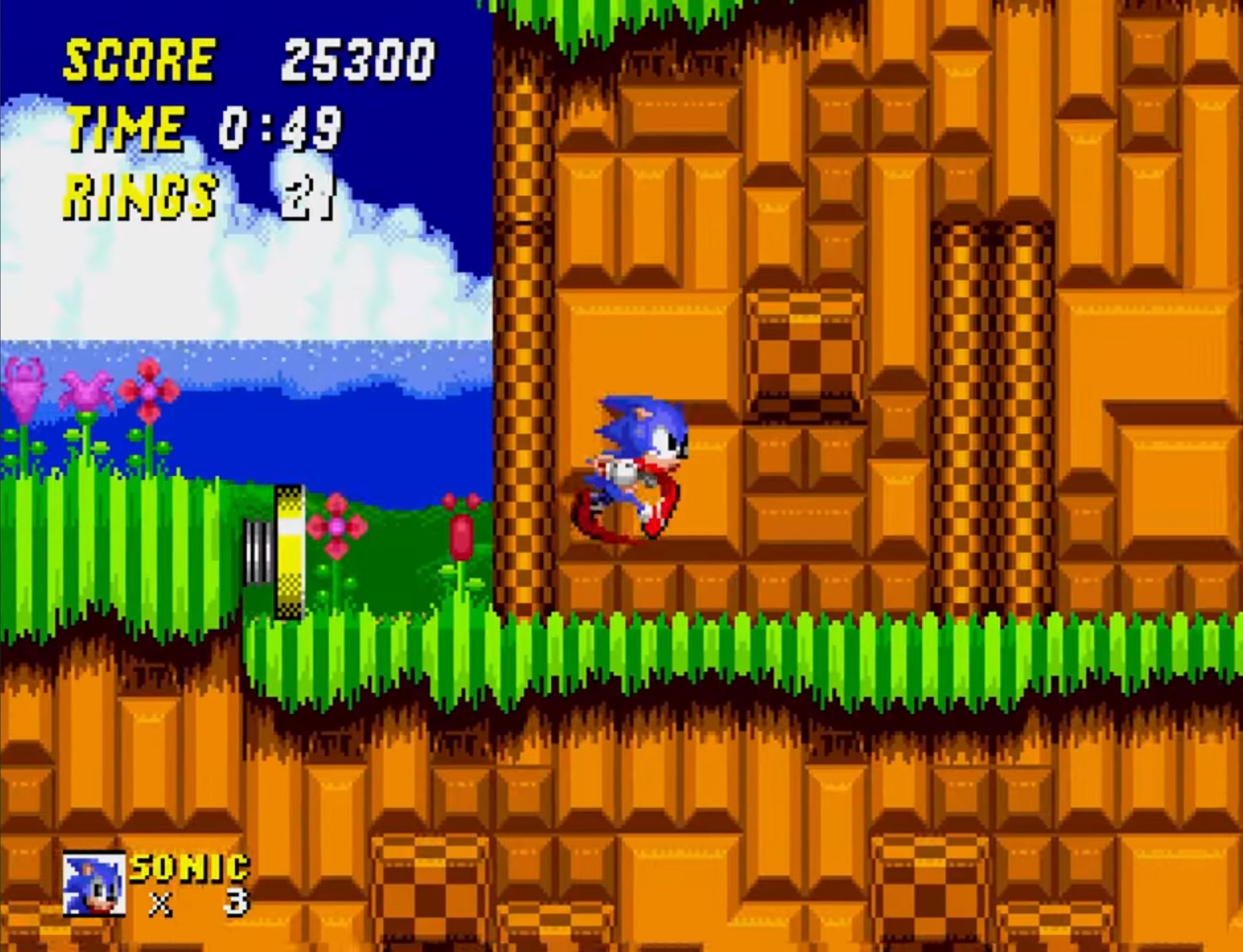 Sonic the Hedgehog 2 Megadrive classic gameplay
