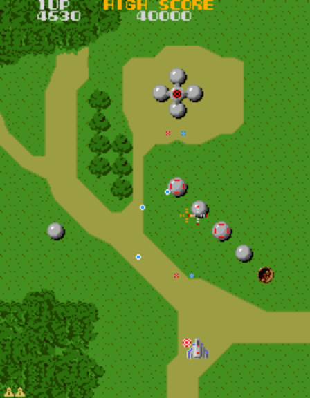 Xevious featured air to surface missiles