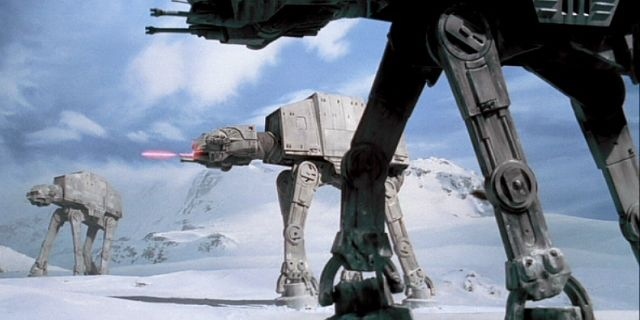 AT AT Walkers from the Empire Strikes Back