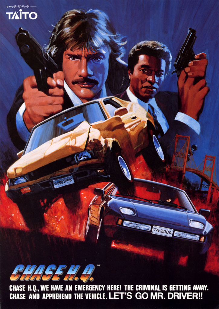 Chase H.Q. Arcade Flyer