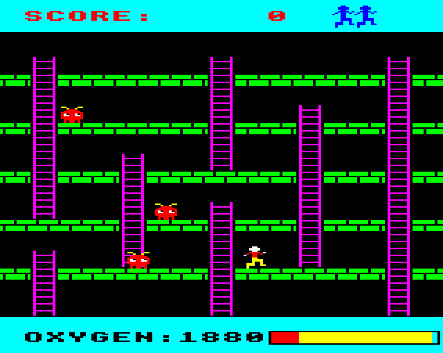 Monsters (Space Panic) BBC Micro