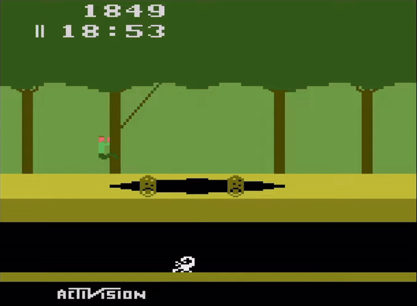 Pitfall Harry in Action
