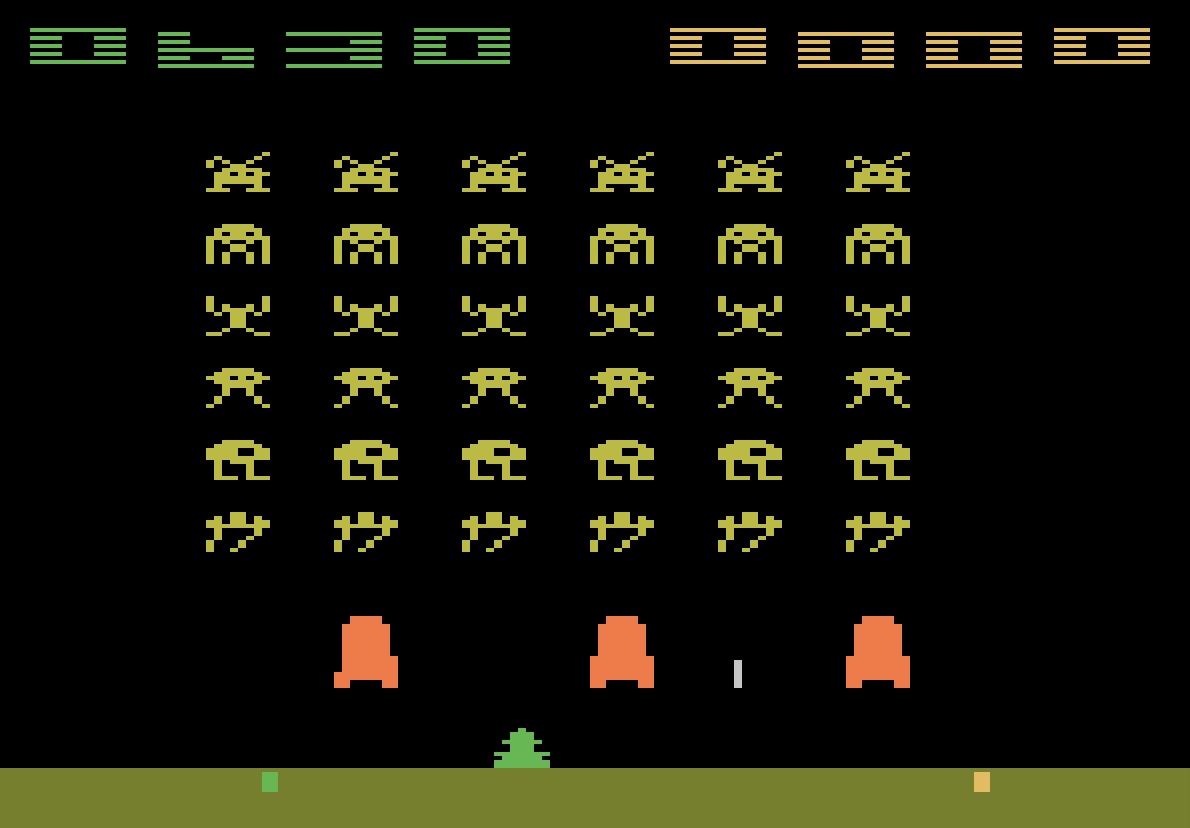 Atari 2600 Space Invaders Screenshot