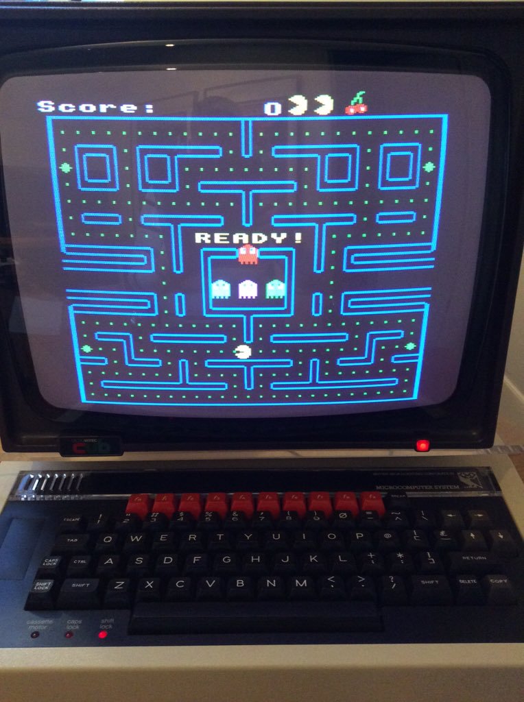Playing Snapper on my BBC Model B
