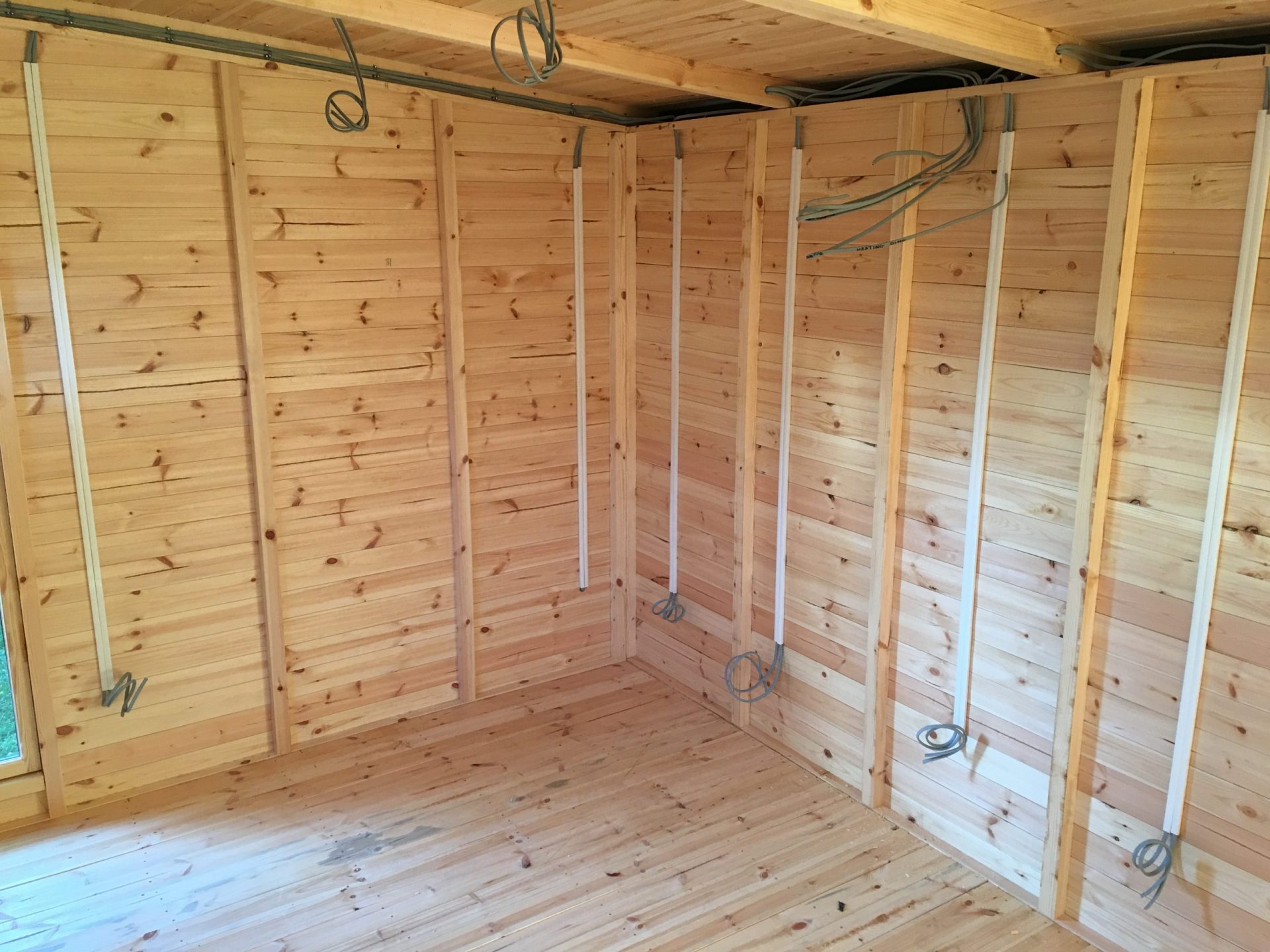 Arcade Shed awaits plastere