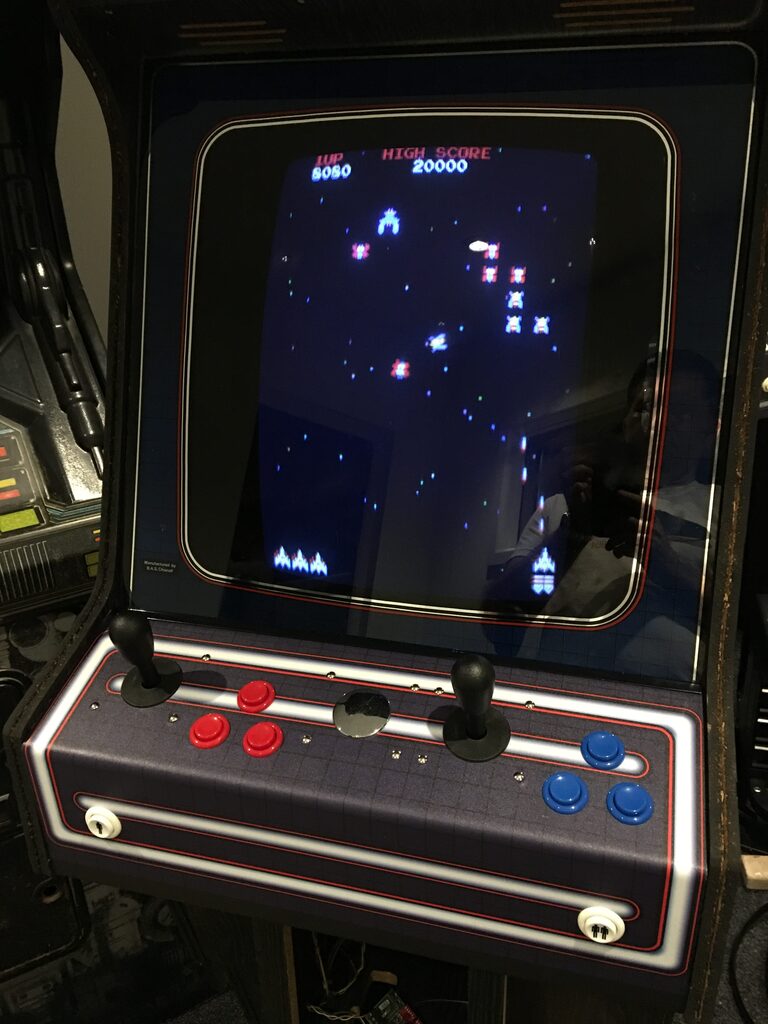 BAS Arcade Cabinet with repaired monitor