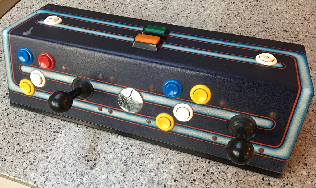 BAS Arcade Control panel before repair