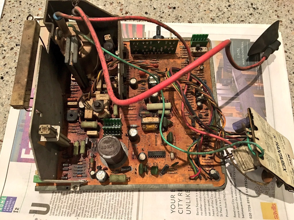 Hantarex Arcade monitor chassis on need of repair