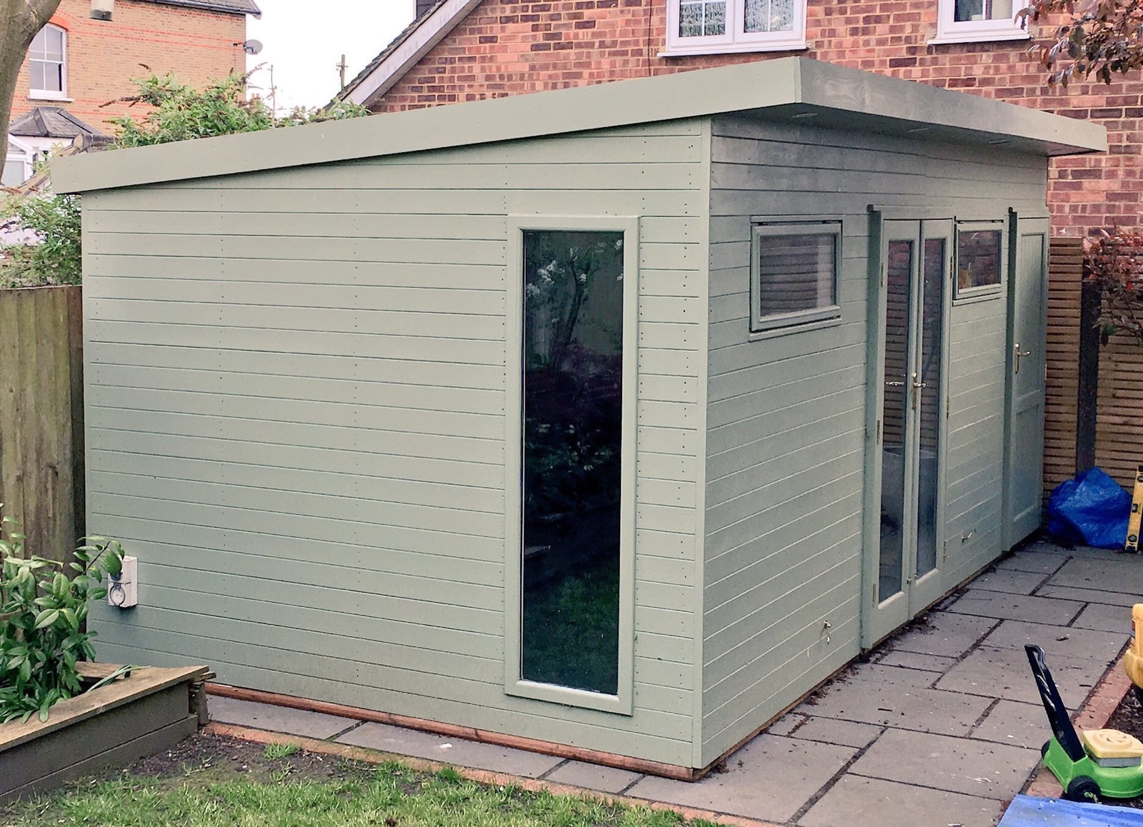 Arcade Shed painted