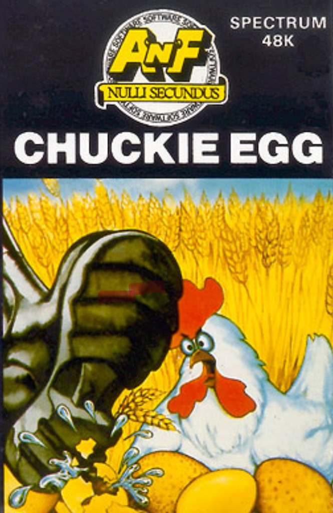 Chuckie Egg Cassette Inlay Art