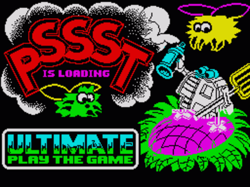 PSSST! Loading Screen on the ZX Spectrum