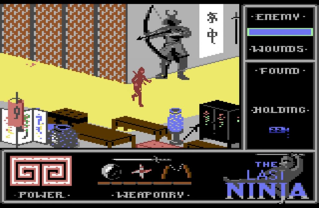 Last N9nja Commodore 64 screenshot