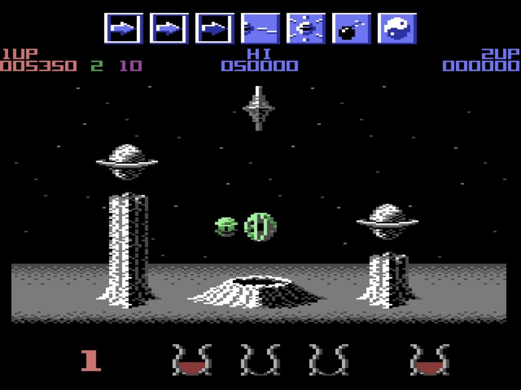 Wizball Commodore 64 Screenshot