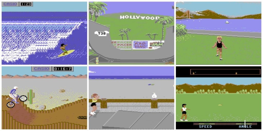 California Games Commodore 64 Screenshot