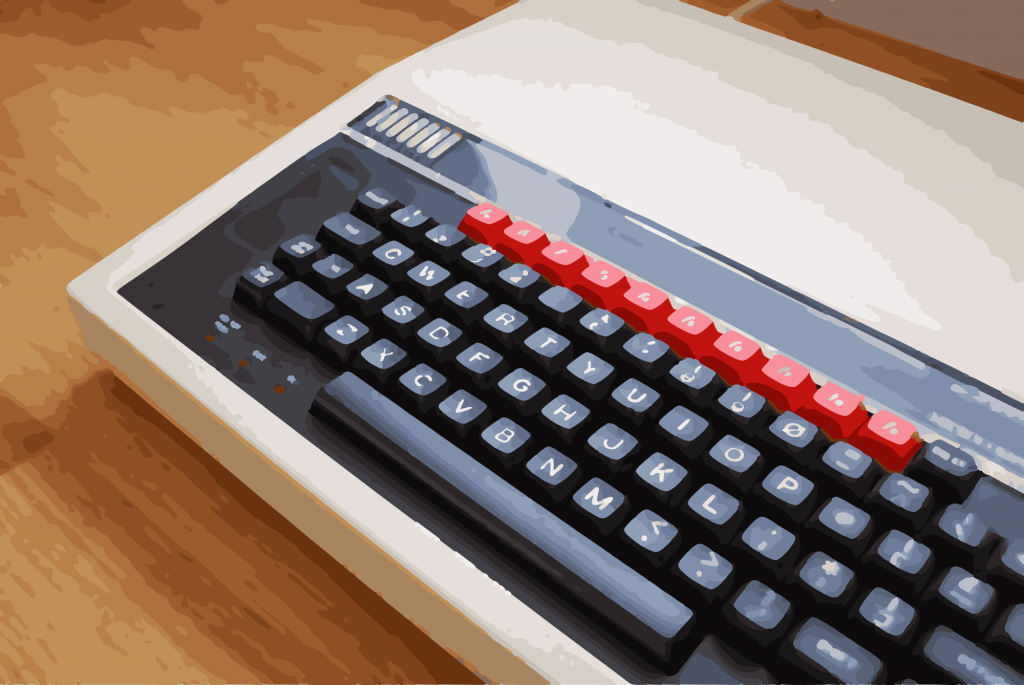 BBC Micro Vectorised Image