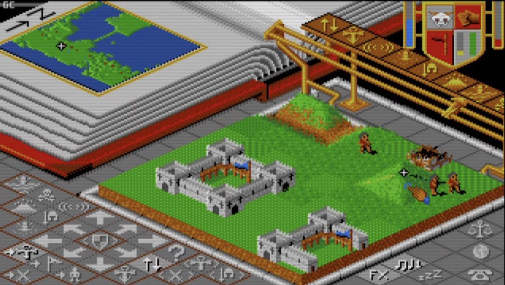 Populous Amiga Screenshot