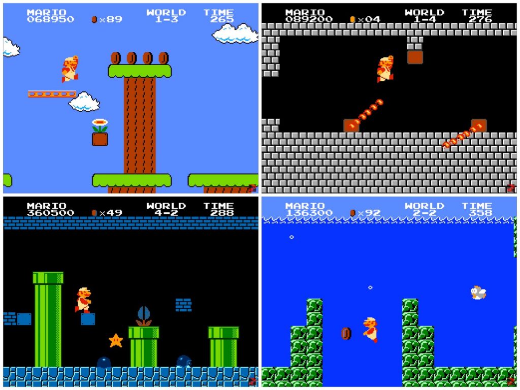 Super Mario Bros. NES Famicom Screenshots